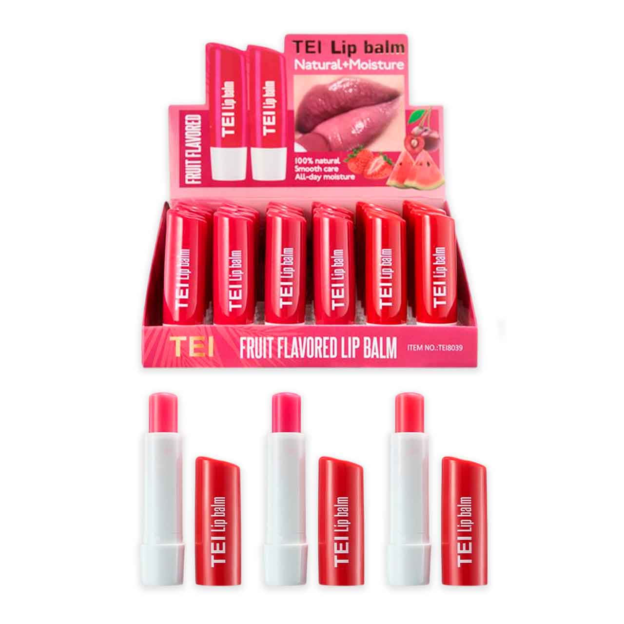 Balsamo labial frutos rojos Tei